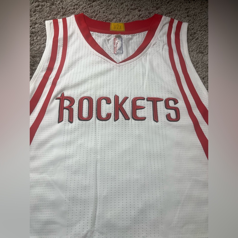 Houston Rockets NBA Adidas Climacool Jersey XL, 2XL, 3XL. White Brand New - Picture 3 of 6